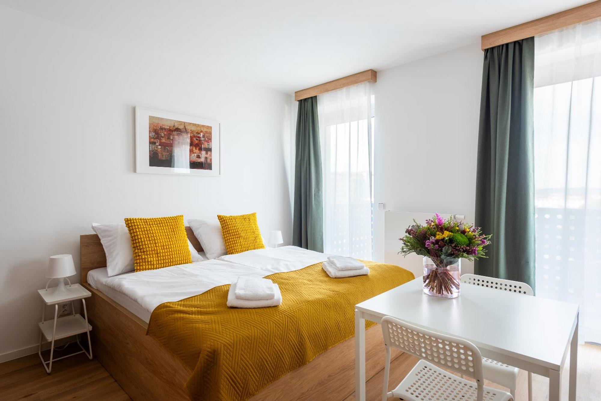Libero Apartments Praag Kamer foto