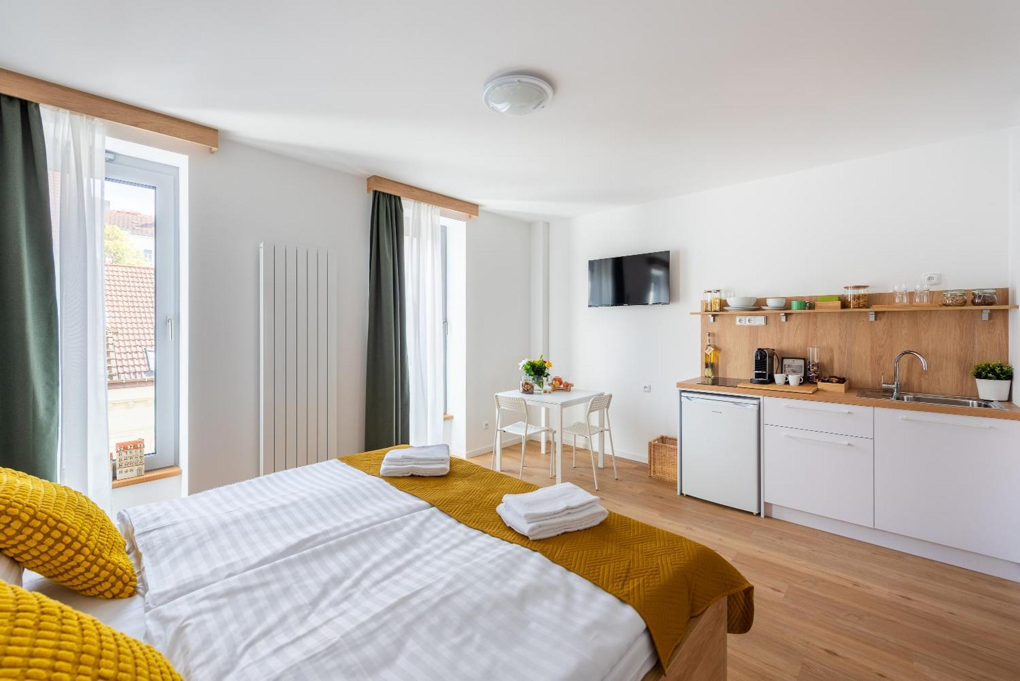 Libero Apartments Praag Kamer foto