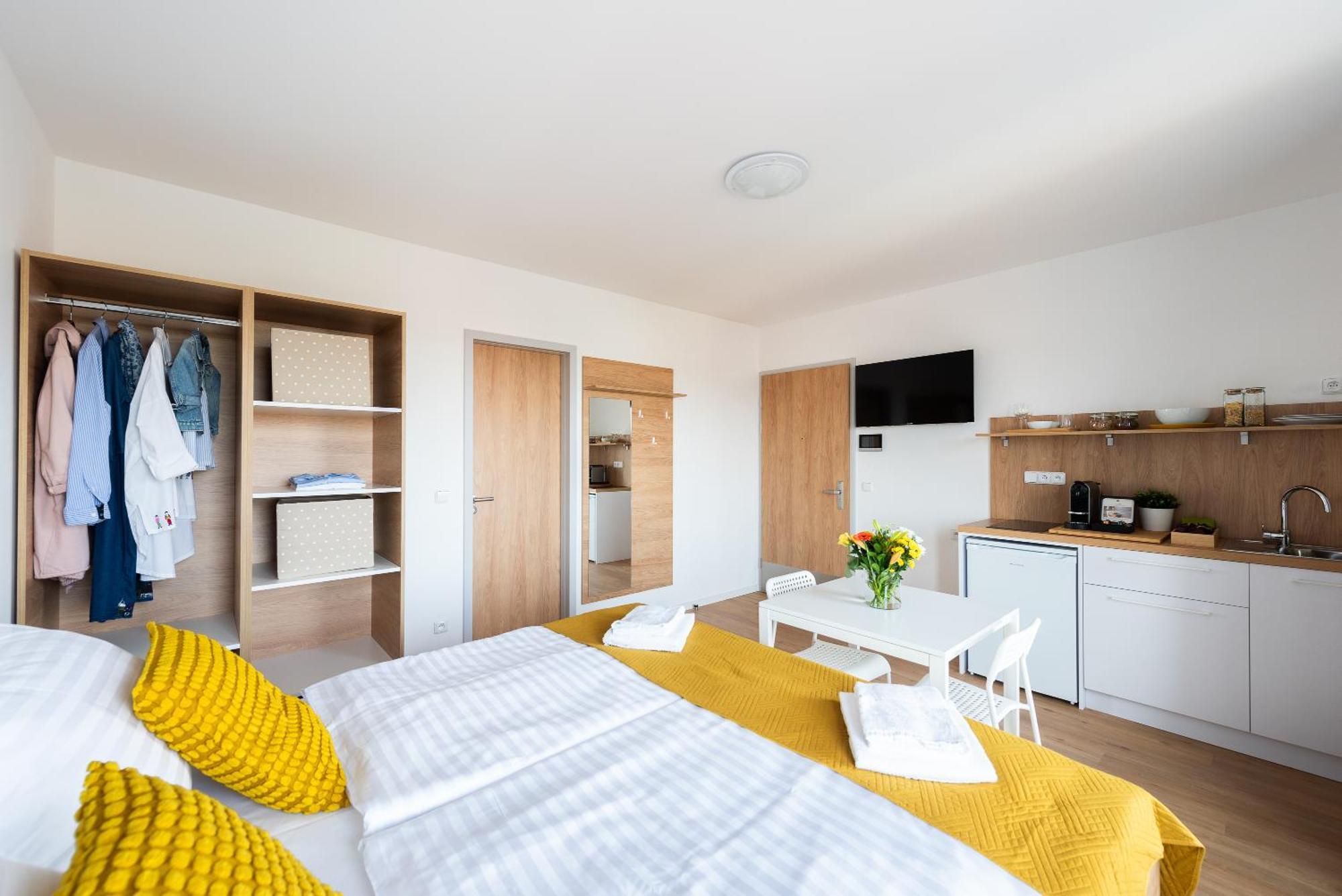Libero Apartments Praag Kamer foto