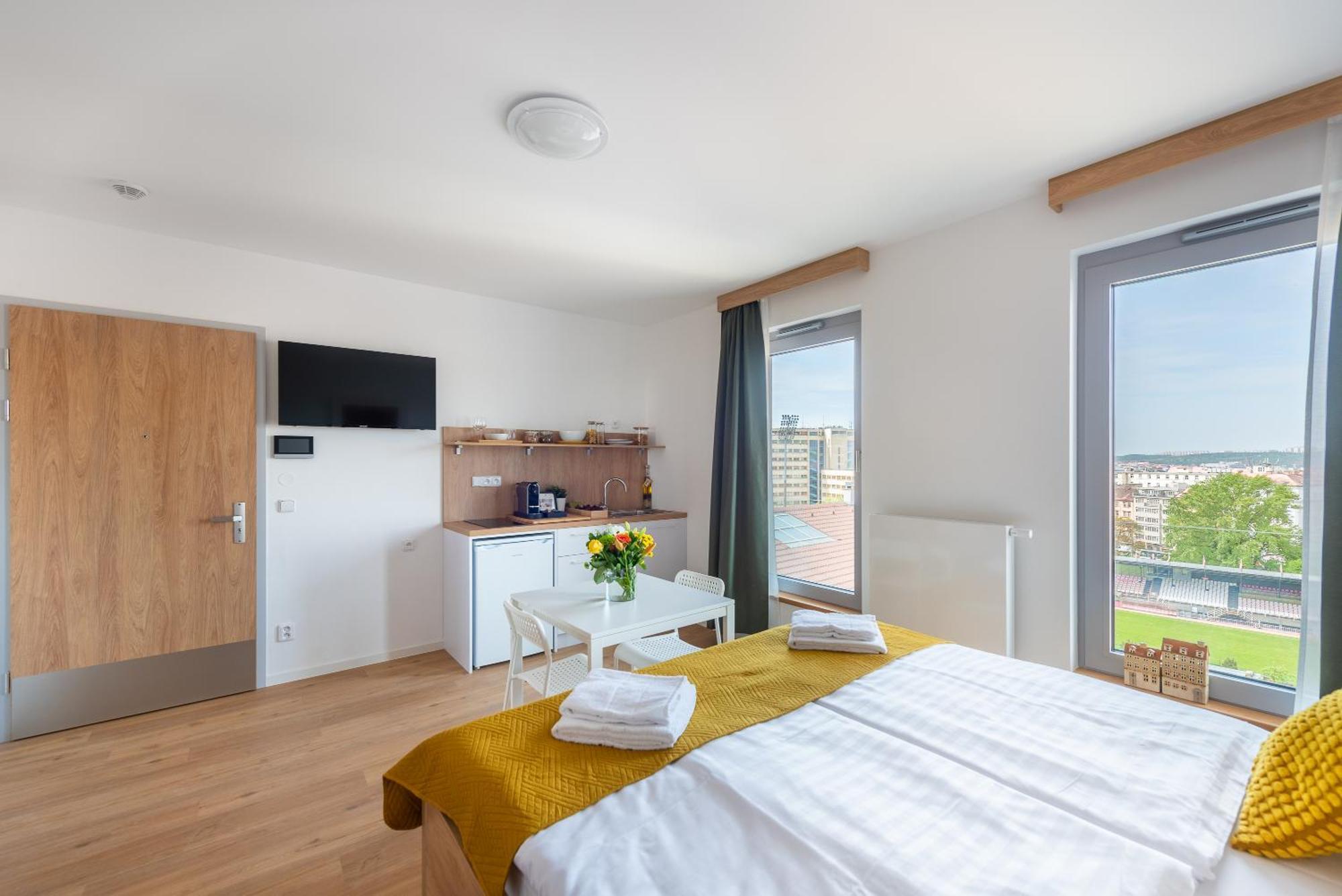 Libero Apartments Praag Kamer foto