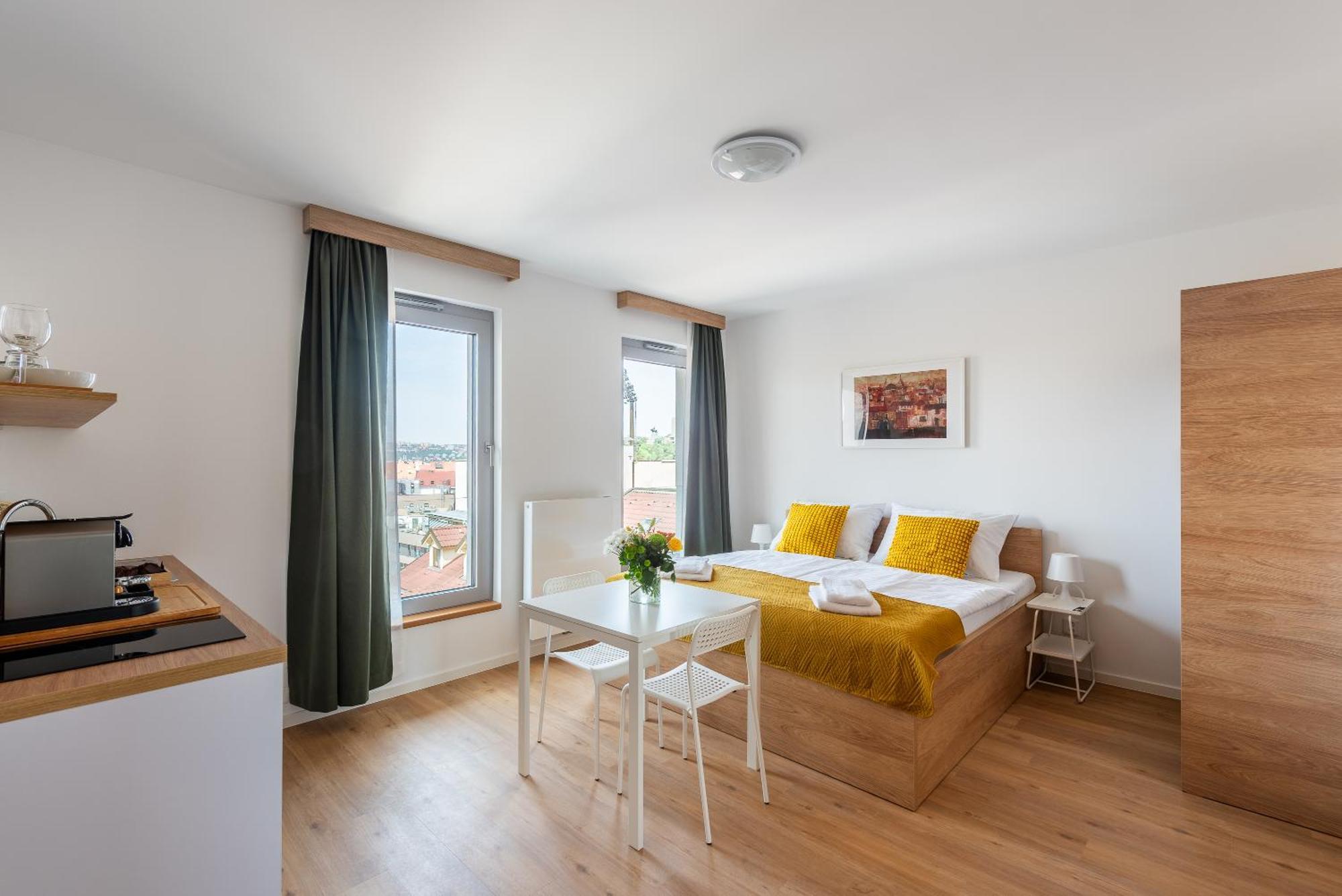 Libero Apartments Praag Kamer foto
