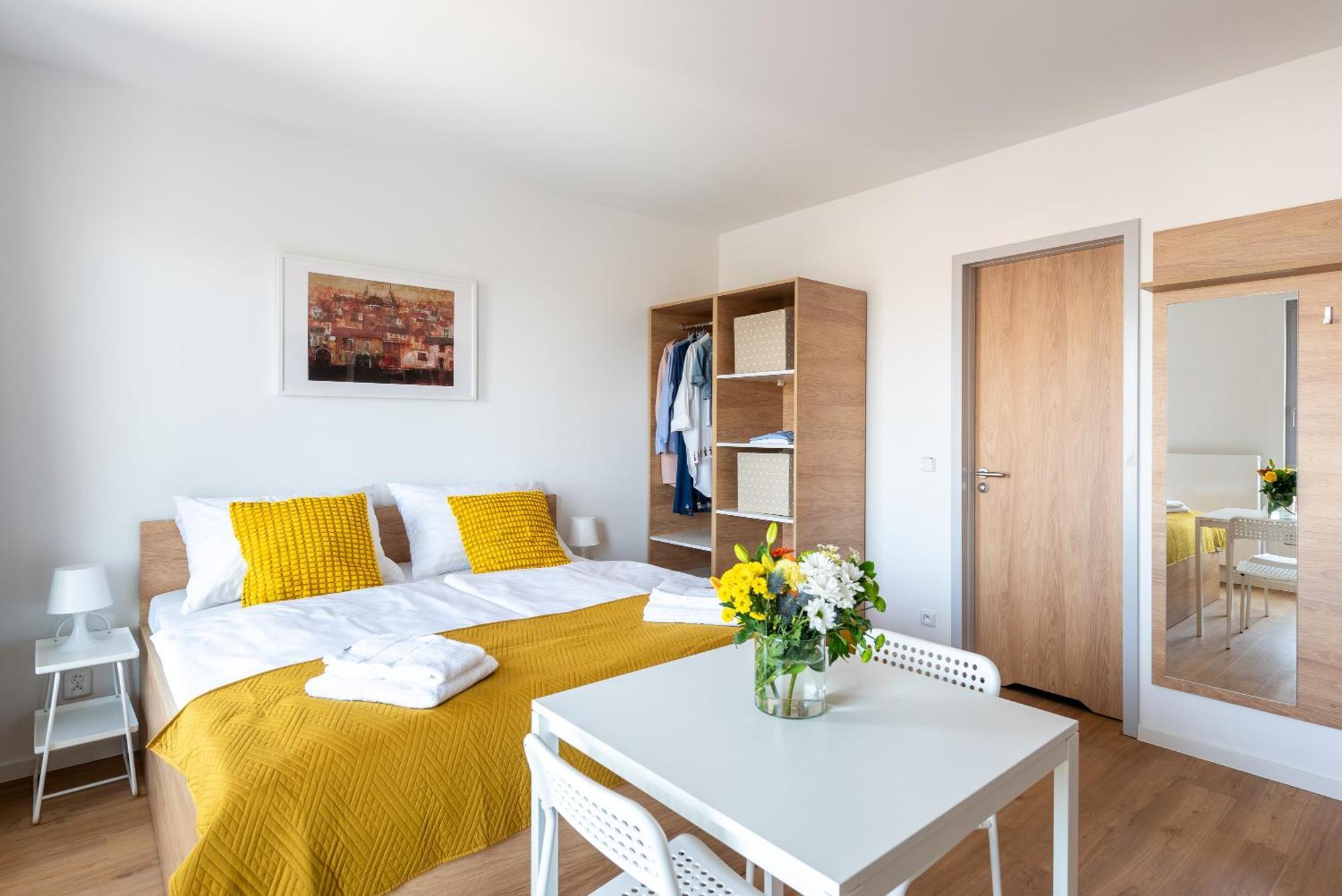 Libero Apartments Praag Kamer foto